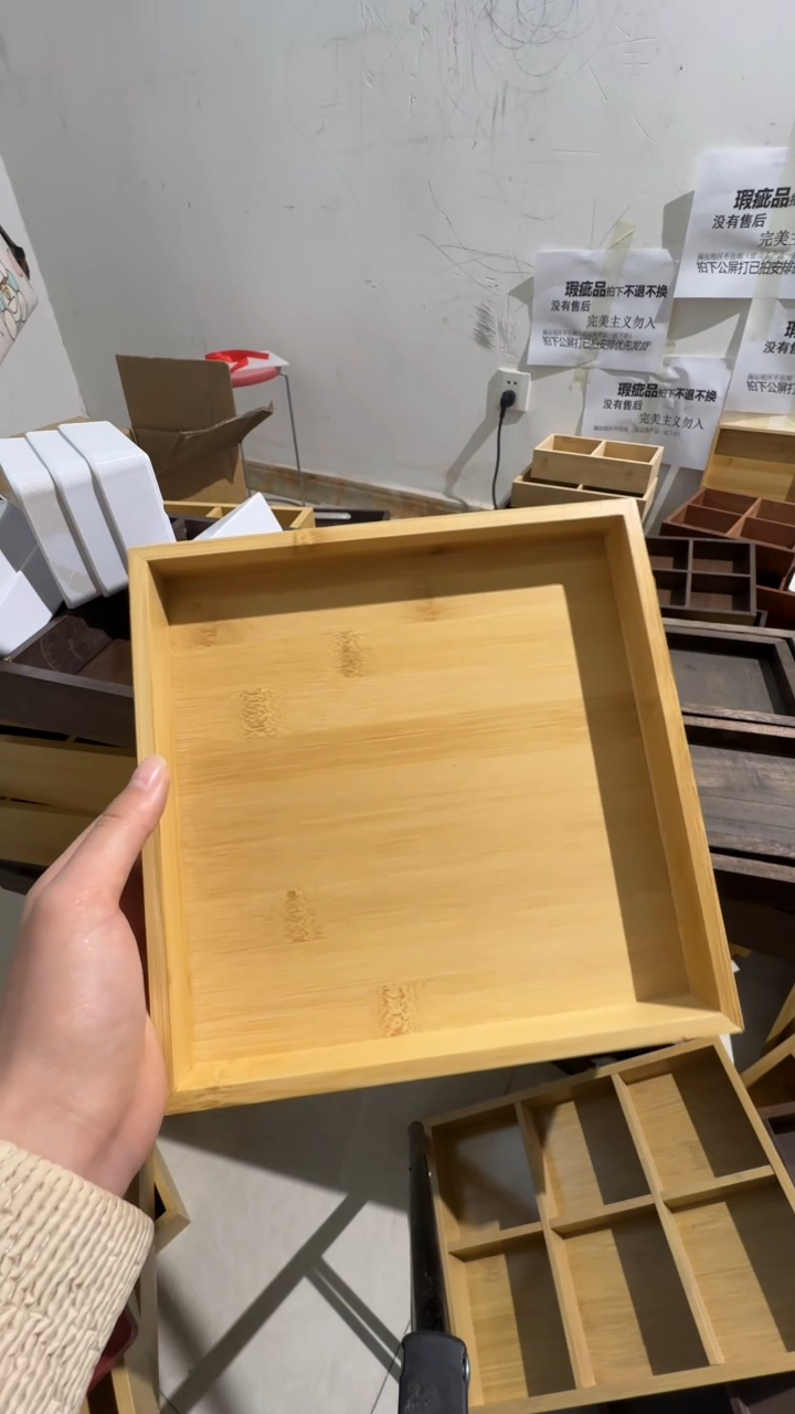 竹木小托盘原木色无售后
