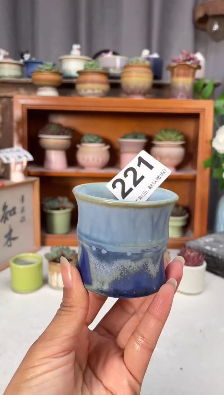 瓷片221知木小芳花盆编号