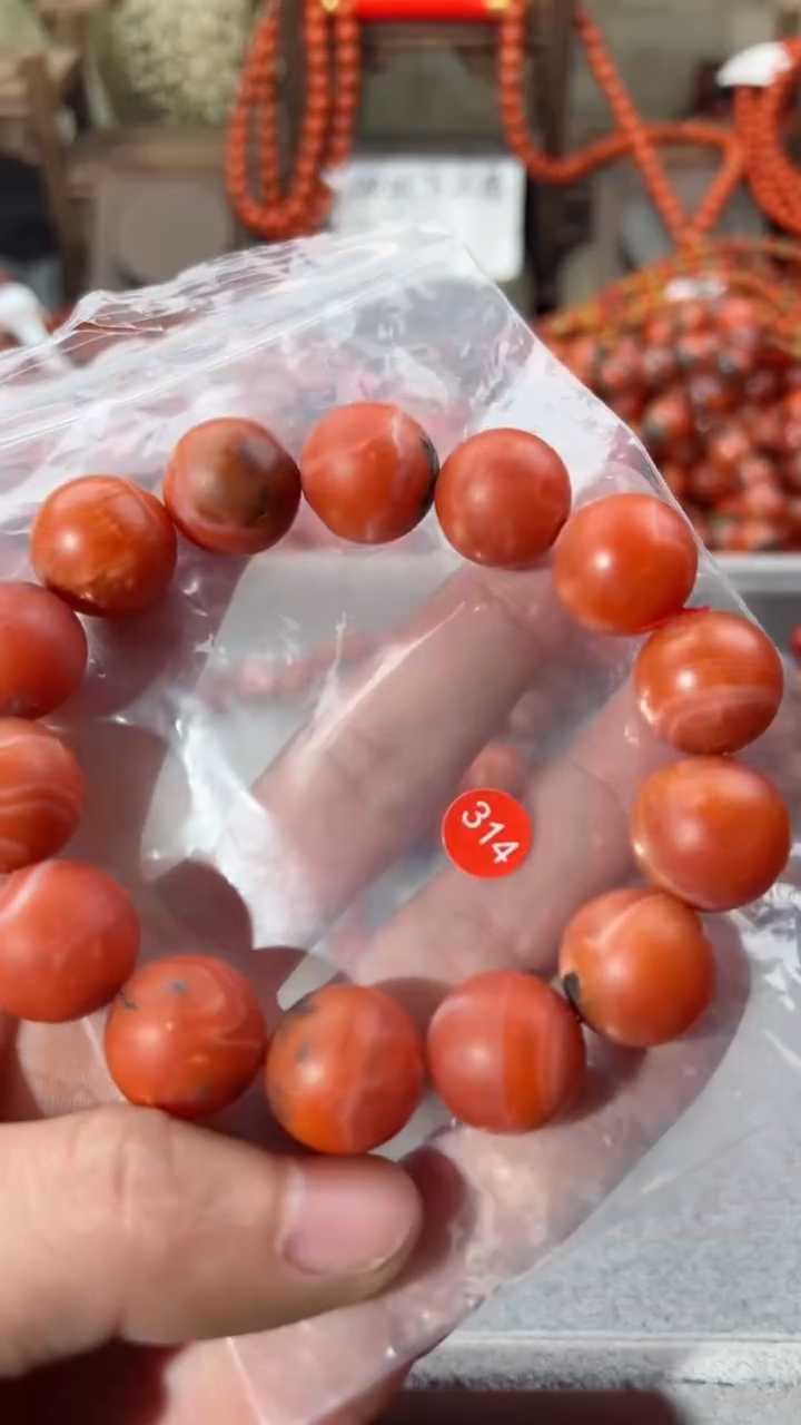 【闪购商品】南红玛瑙手串未镶嵌16