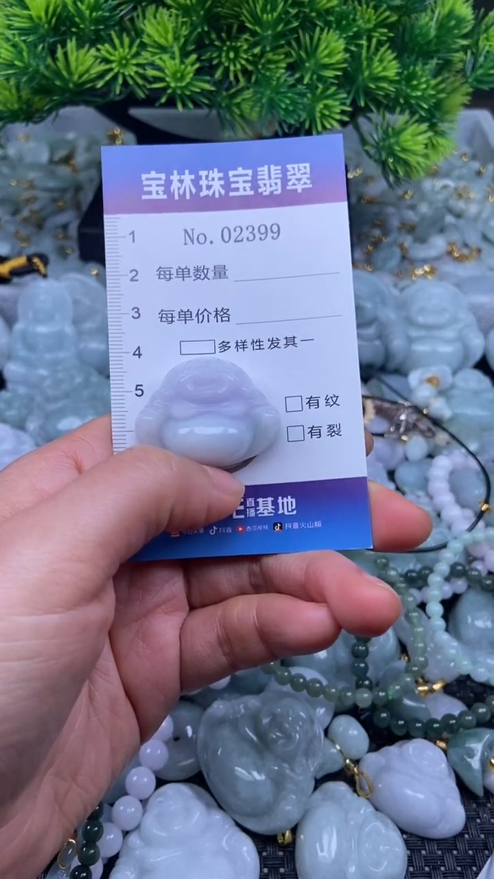 颈饰未镶嵌翡翠天然缅甸翡翠2399