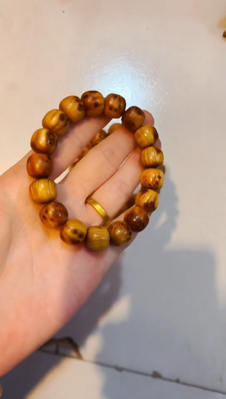 柏木（崖柏）溏瘤老1213单条北太行崖柏手把件手串