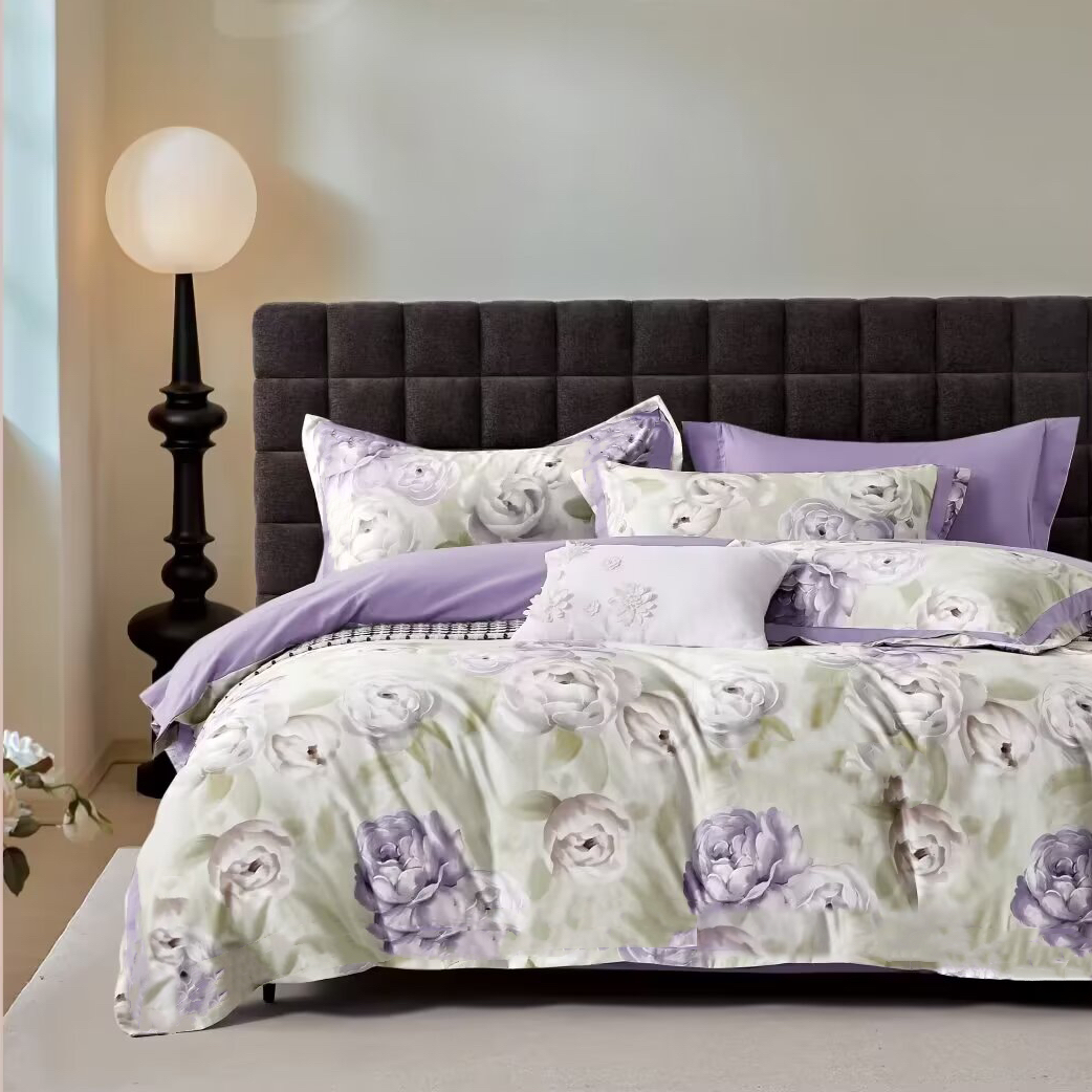 【床品加厚磨毛四件套】轻奢家纺新疆长绒棉印花床单被套四件套