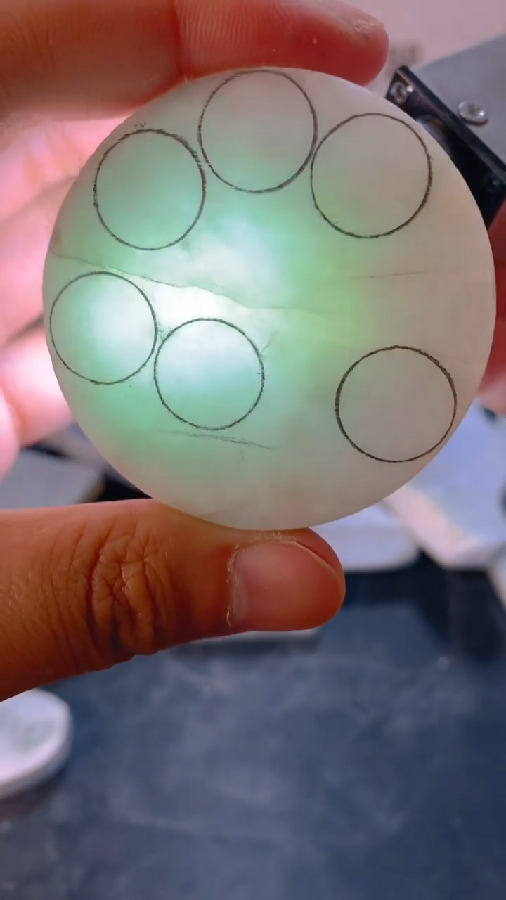 未镶嵌裸石翡翠天然缅甸翡翠A货FC227