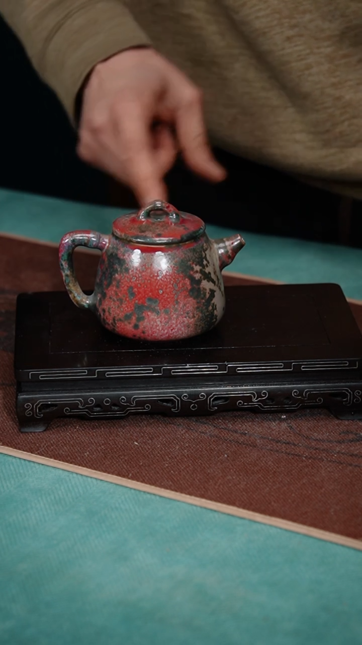 【闪购商品】283-1高瓢壶（炉钧釉）