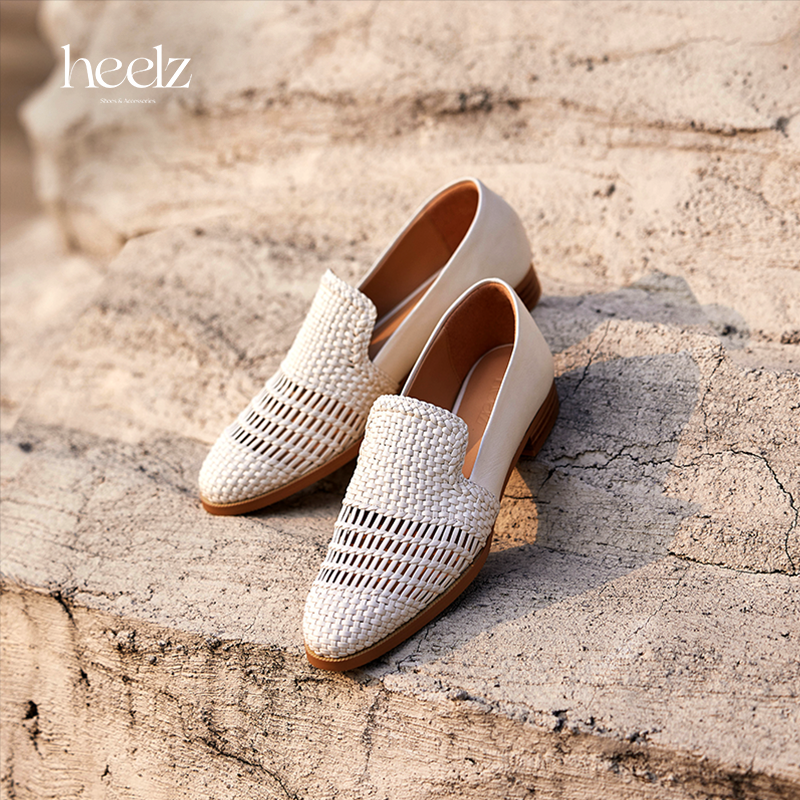 heelz 艺术工坊系列｜手工编织羊皮乐福鞋2.5公分