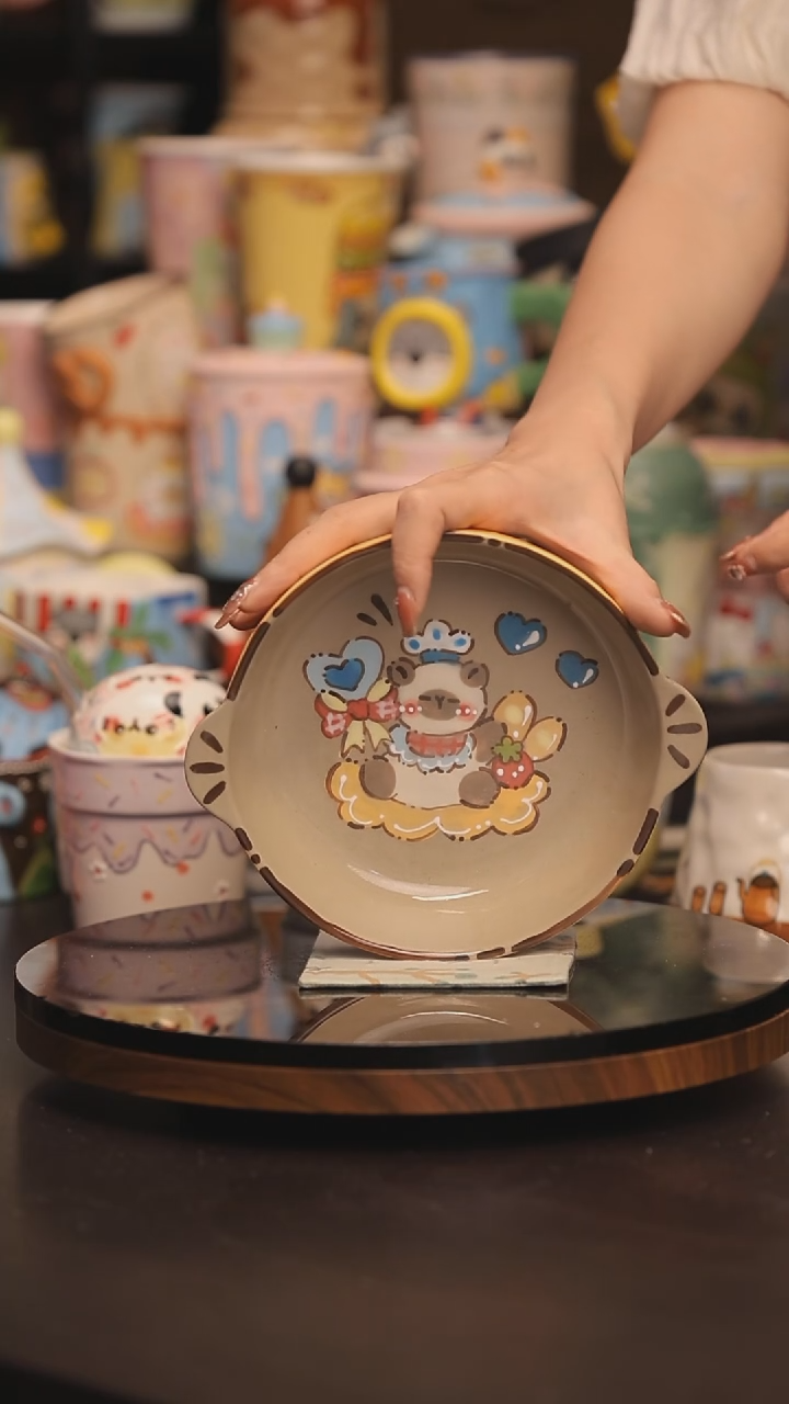 景德镇釉下彩绘设计师款式陶瓷