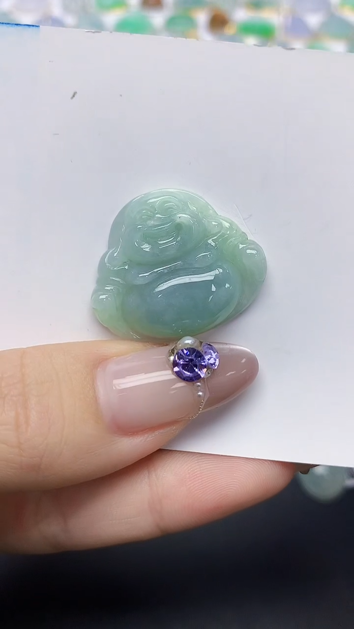 翡翠未镶嵌颈饰天然翡翠A货