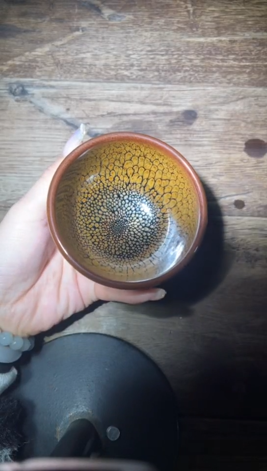 【闪购商品】茶盏何定欣老师作品《鹧鸪斑》