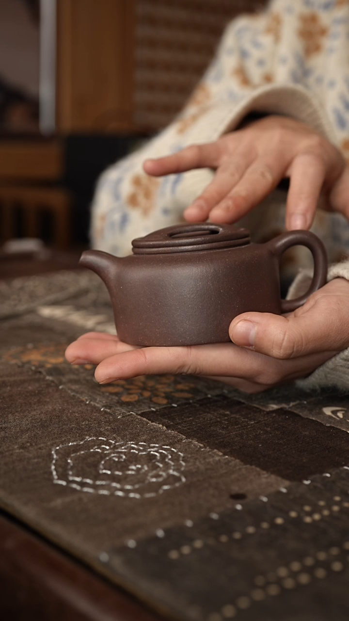 【闪购商品】紫泥茶壶牛盖莲子壶全手工150cc11