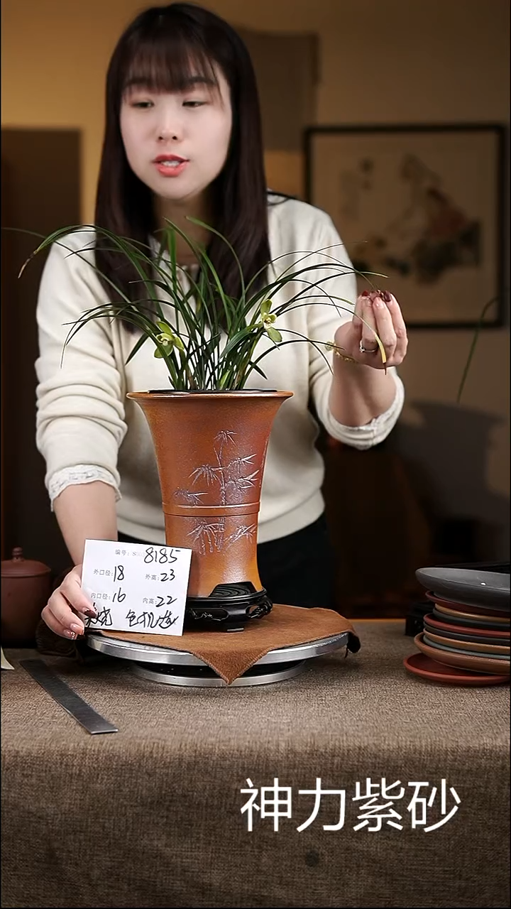 【闪购商品】紫砂花盆紫砂花盆8185