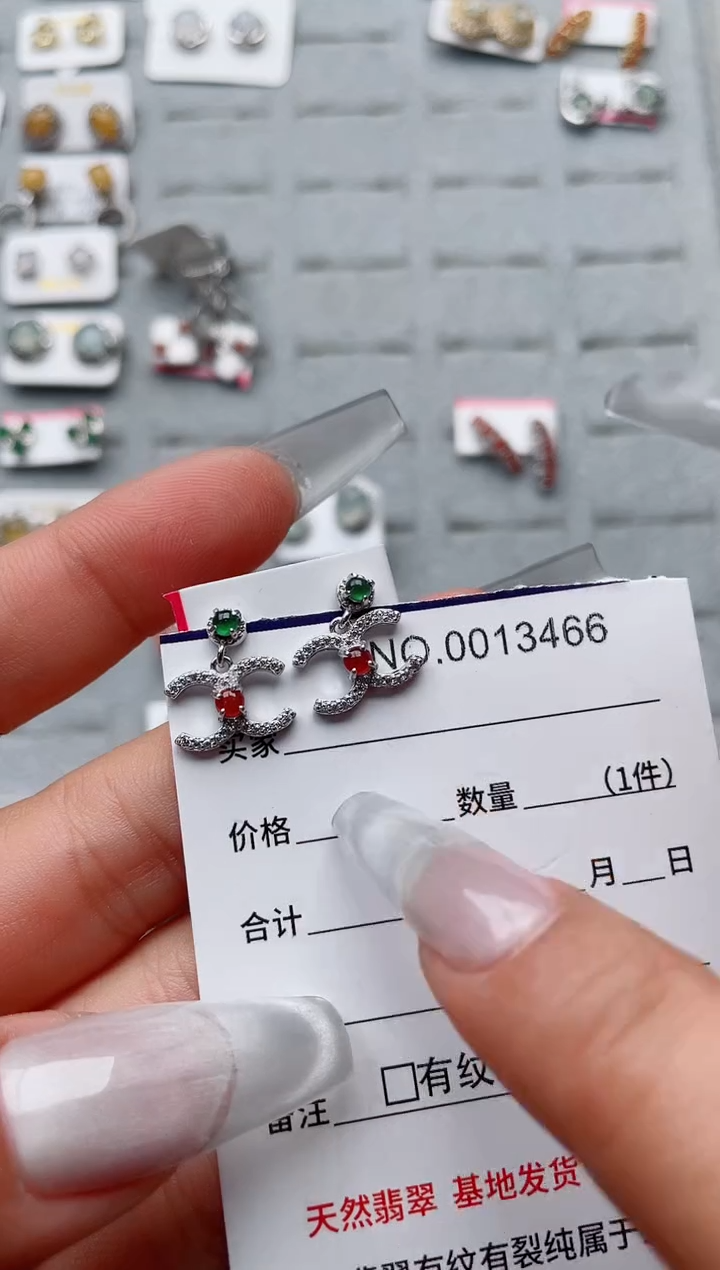 【闪购商品】翡翠戒指银S925镶嵌·