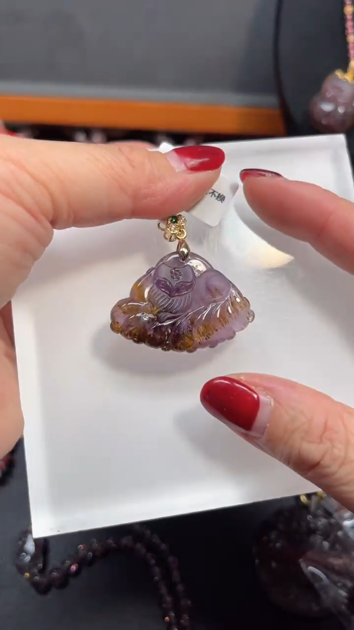 【闪购商品】水晶颈饰未镶嵌【百晶灵儿】天然水晶定制款