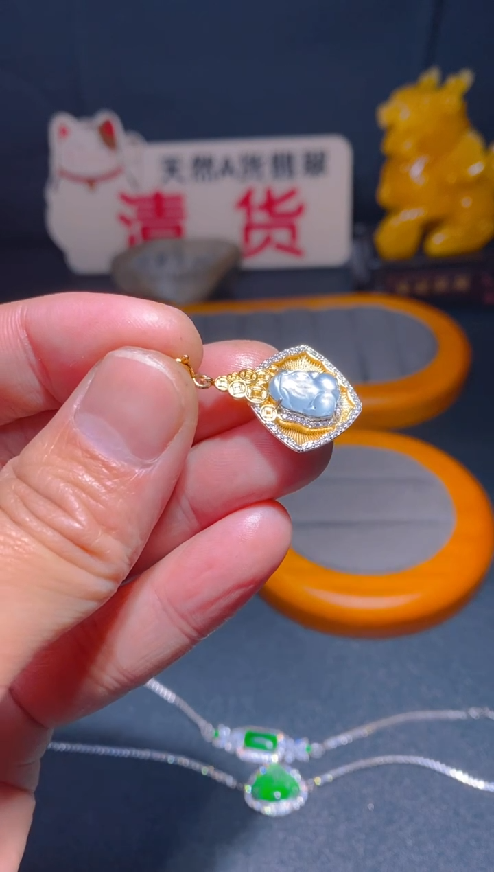 【闪购商品】翡翠耳饰未镶嵌翡翠