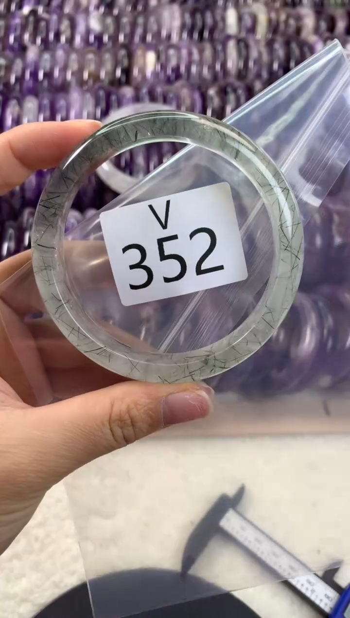 【闪购商品】水晶水晶手镯V未镶嵌352-63