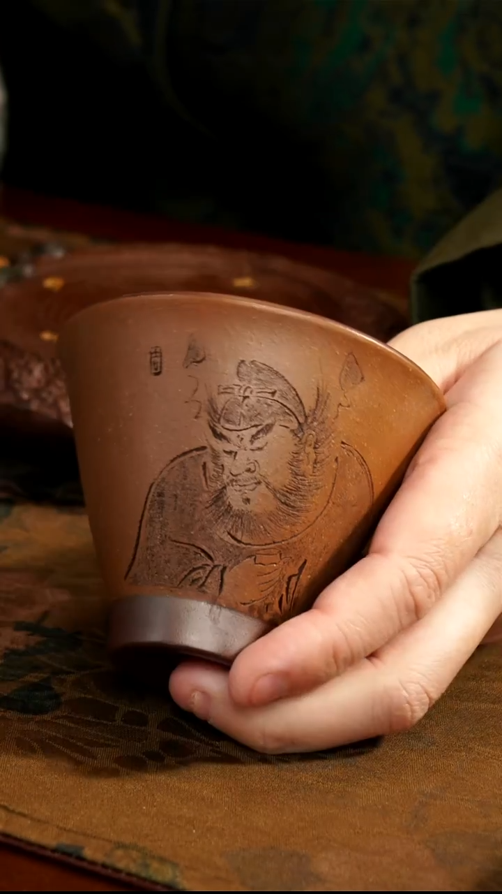 茶壶紫砂醉太白斗笠杯