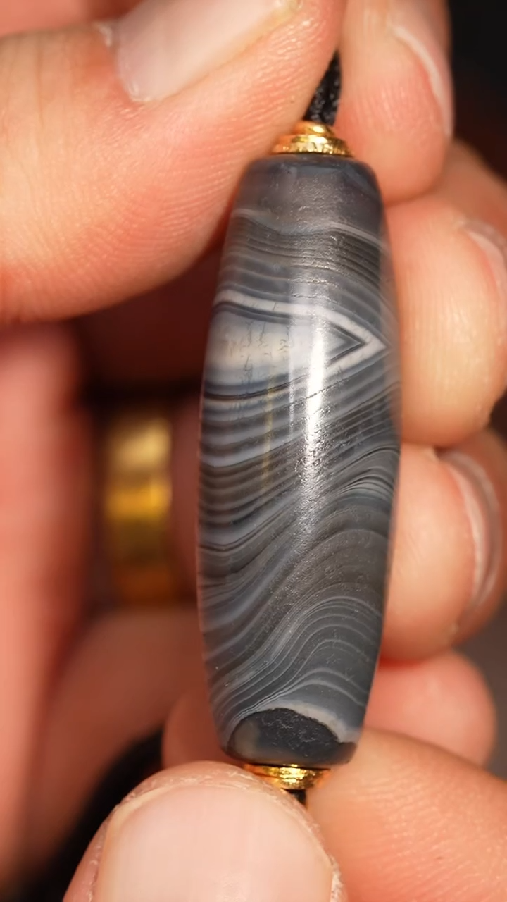 未镶嵌套链玛瑙/玉髓冲赛康胡子哥，DIY一127