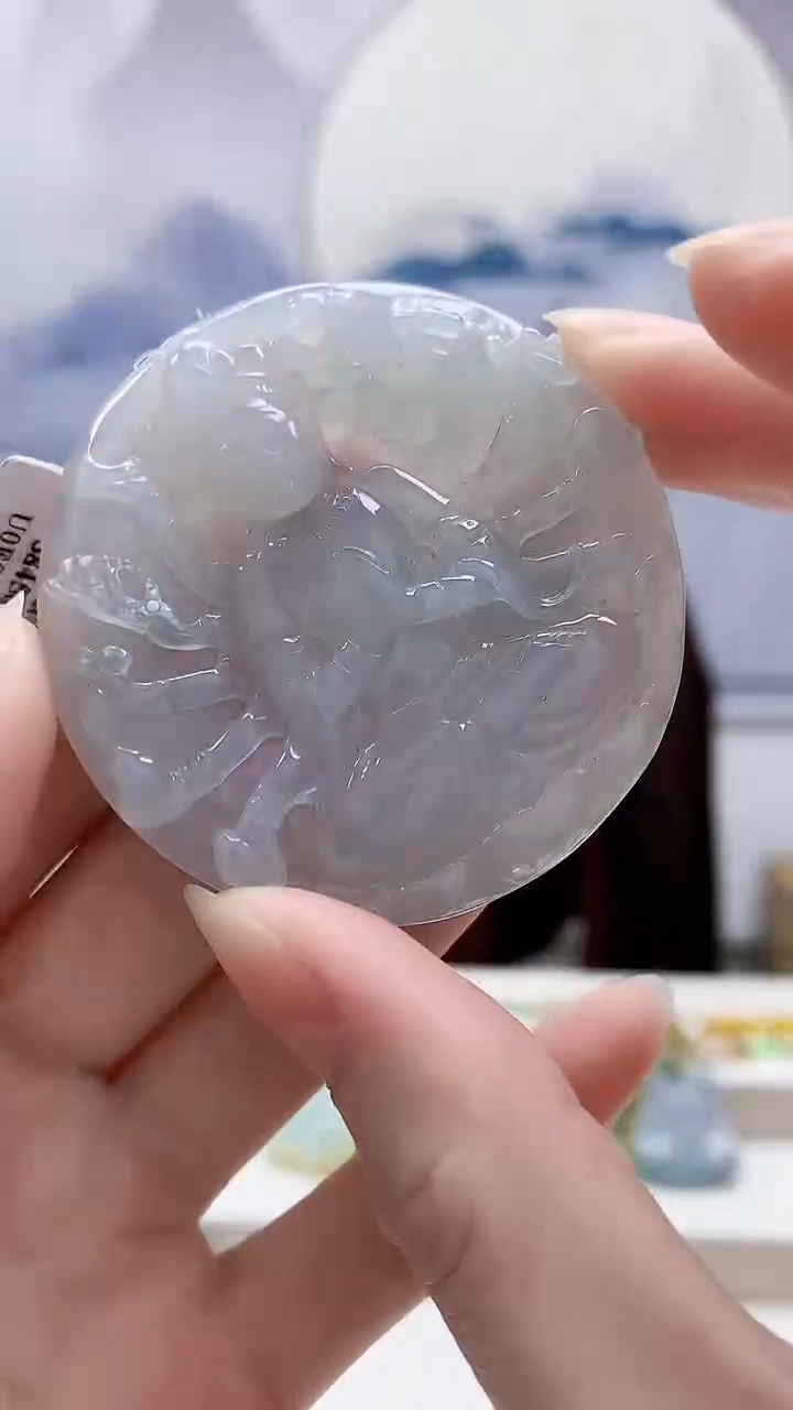 未镶嵌定制翡翠1502ry-毛货挂件29