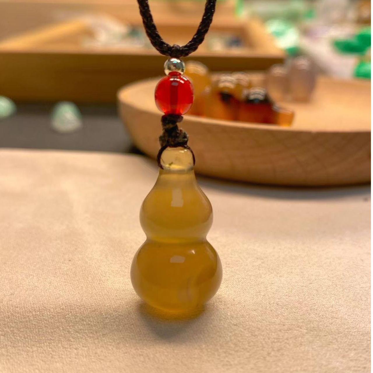 天然玛瑙玉髓葫芦吊坠挂坠颈饰多样性发一