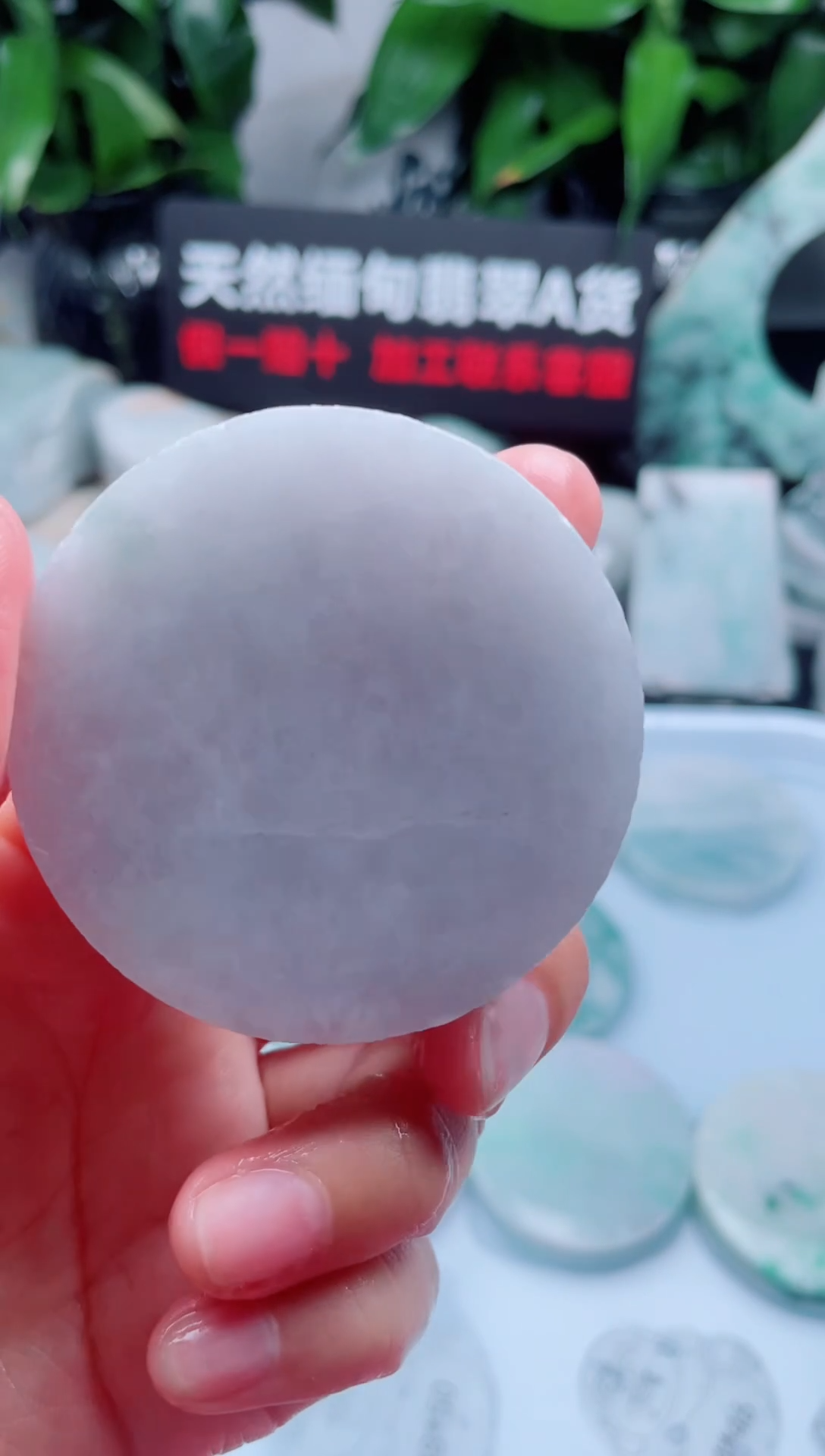 翡翠未镶嵌颈饰华732