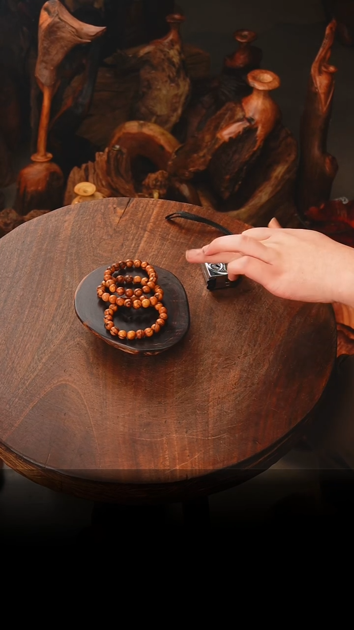 老叶木作作品鬼柳单圈