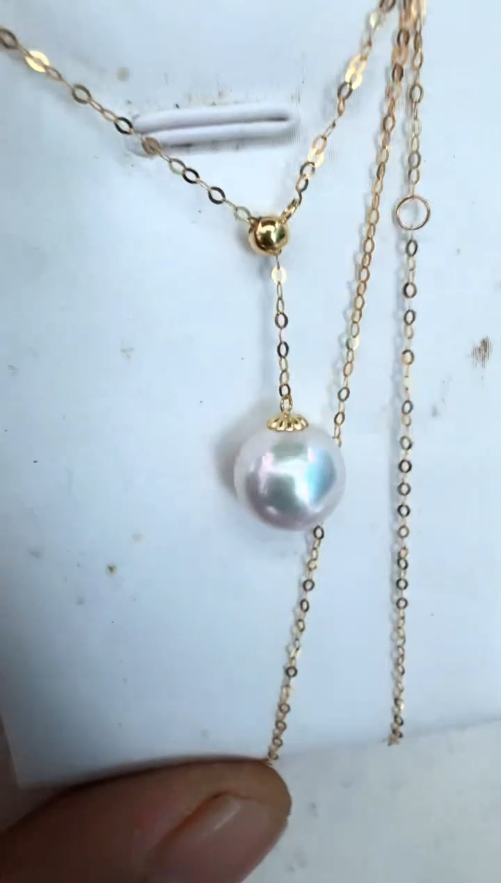 【闪购商品】海水珍珠颈饰18K金镶嵌项链