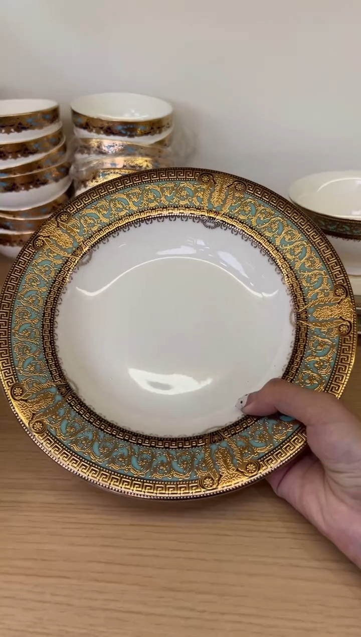 瓷片9寸草帽盘2个一单