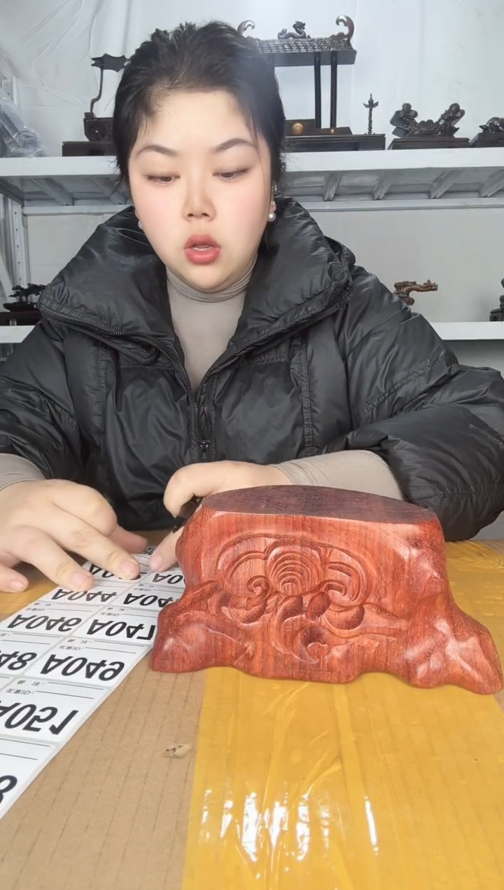 大果紫檀（缅甸花梨）披*犀20