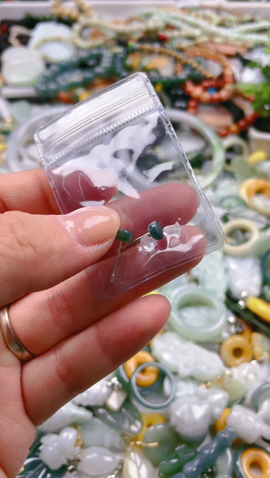 【闪购商品】翡翠颈饰未镶嵌/T/翡翠A货一图一物