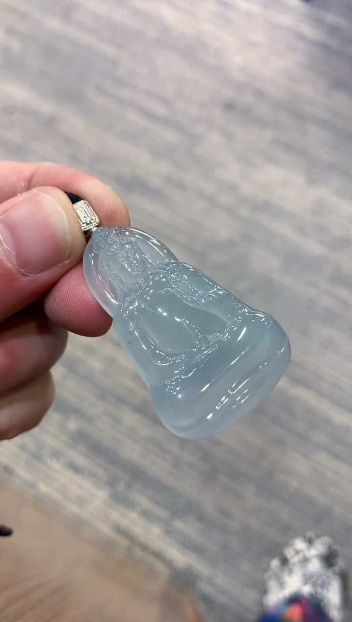 颈饰未镶嵌翡翠天然A货翡翠