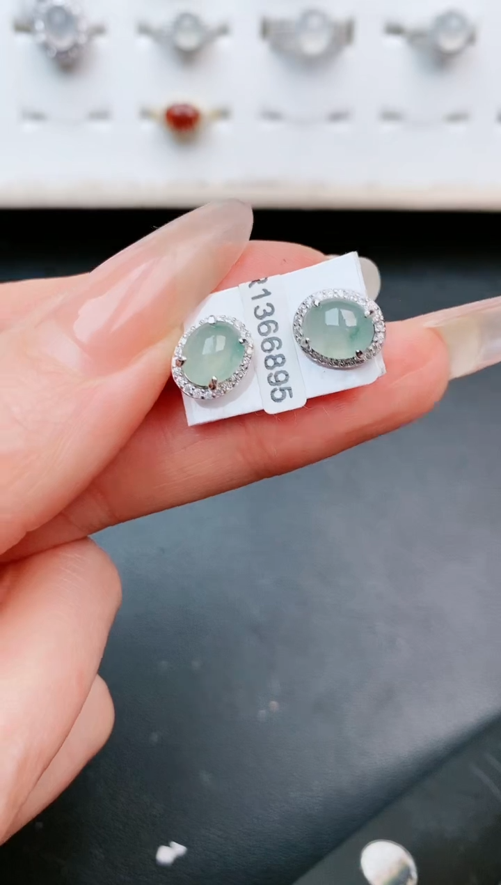 【闪购商品】翡翠戒指银S925镶嵌....