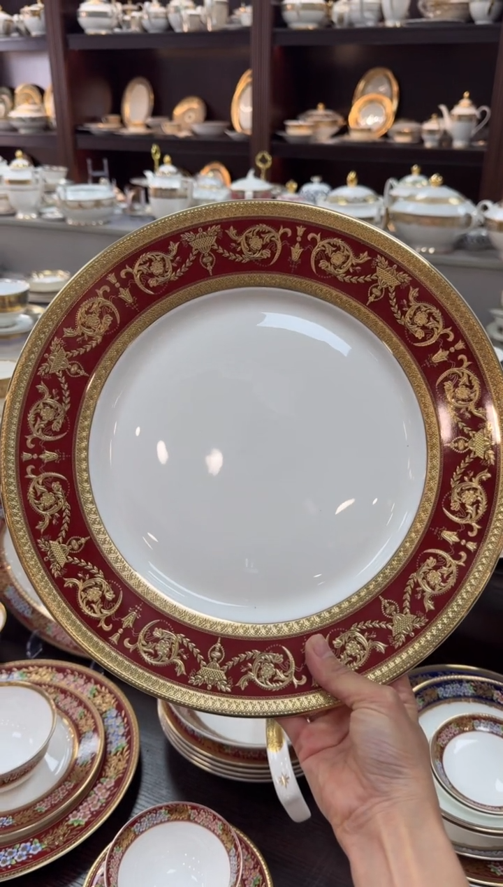 【闪购商品】瓷片12寸平盘微瑕1个 春节活动福利价