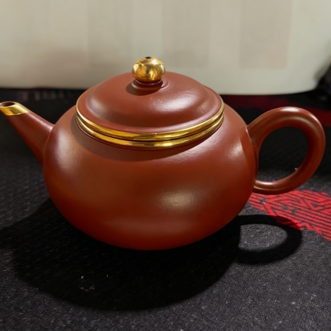 阿茶 弥云斋-水平壶（包金）（弥云S0109）