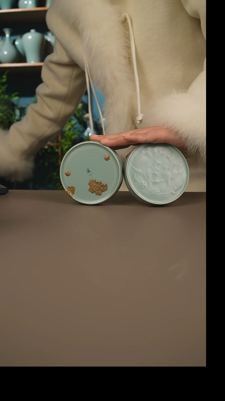 杯仿古粉盒         微暇   