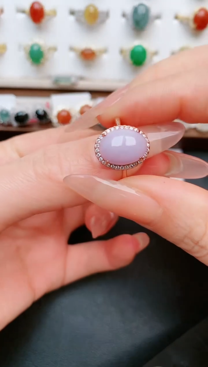 【闪购商品】翡翠戒指银S925镶嵌....