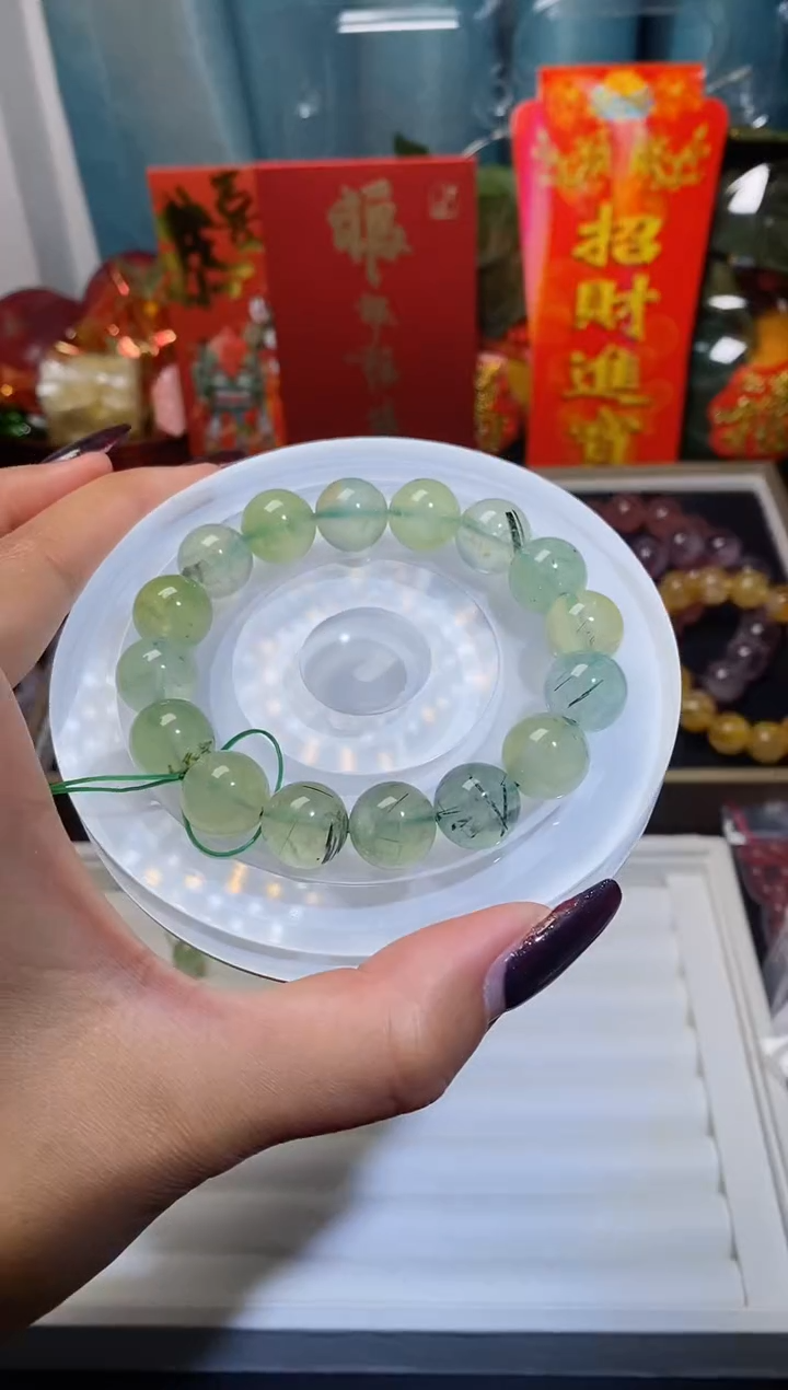 【闪购商品】水晶手串未镶嵌葡萄石027
