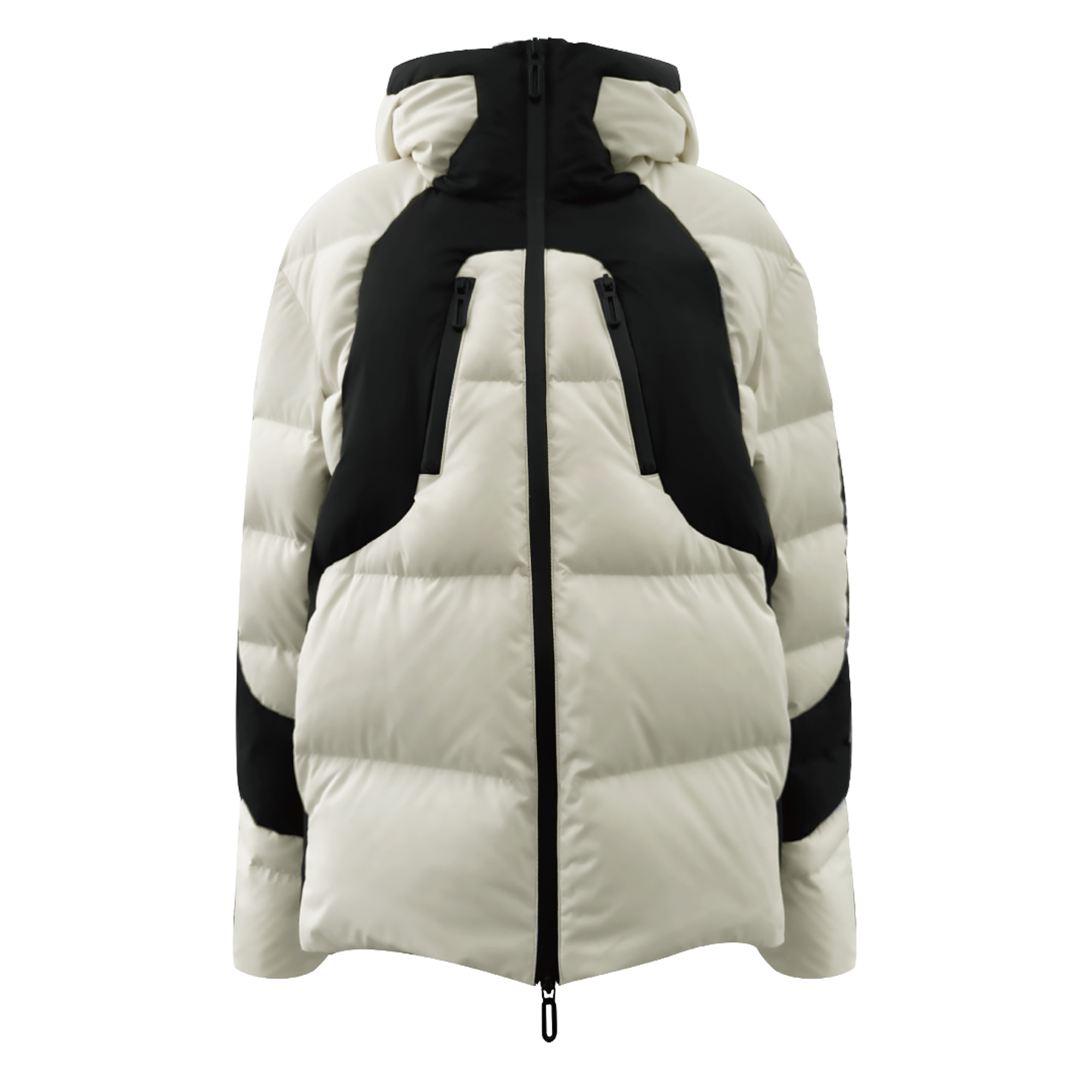 【会会·主理】2025 冬季新款轻奢熊猫配色设计感休闲羽绒服Y3047