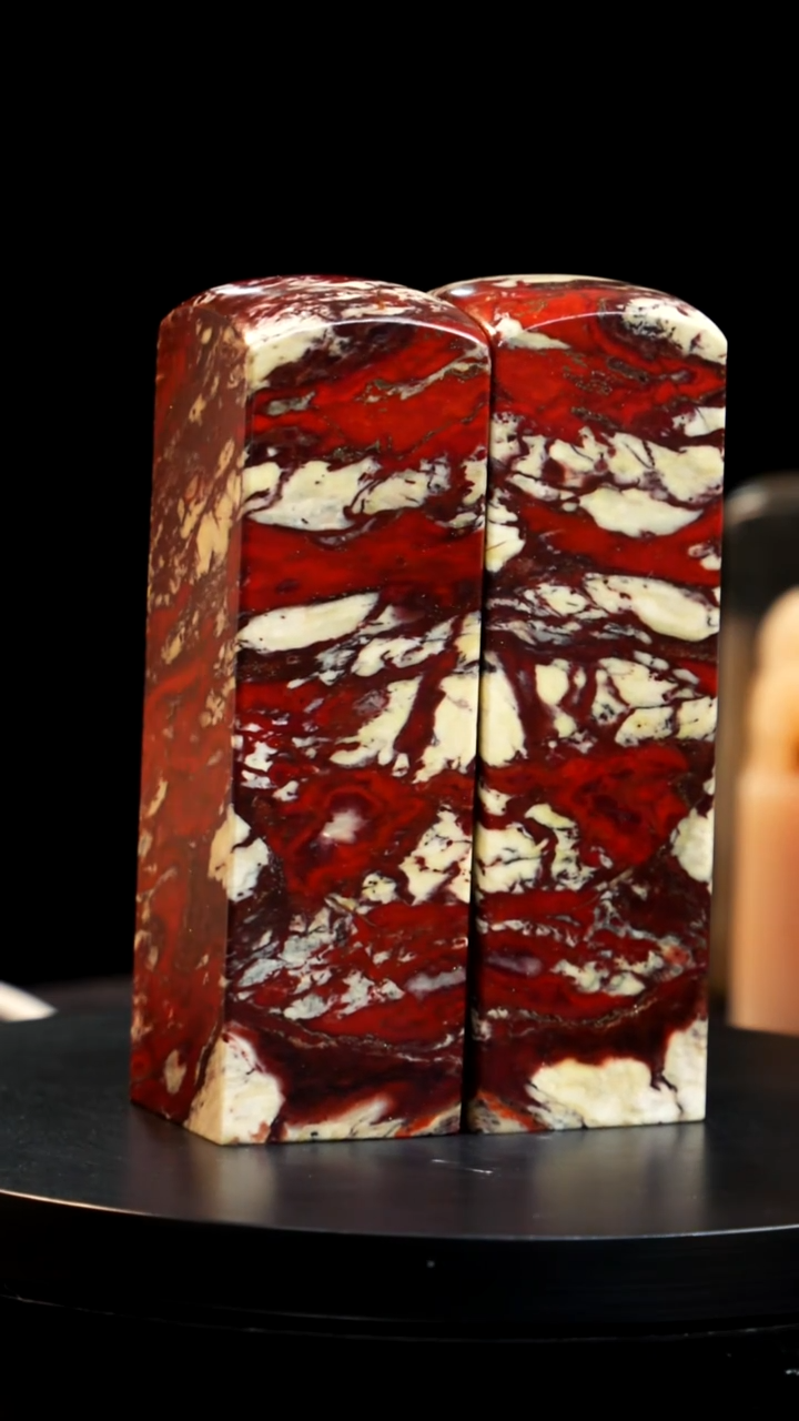 昌化石瓷白红砂稀少品种