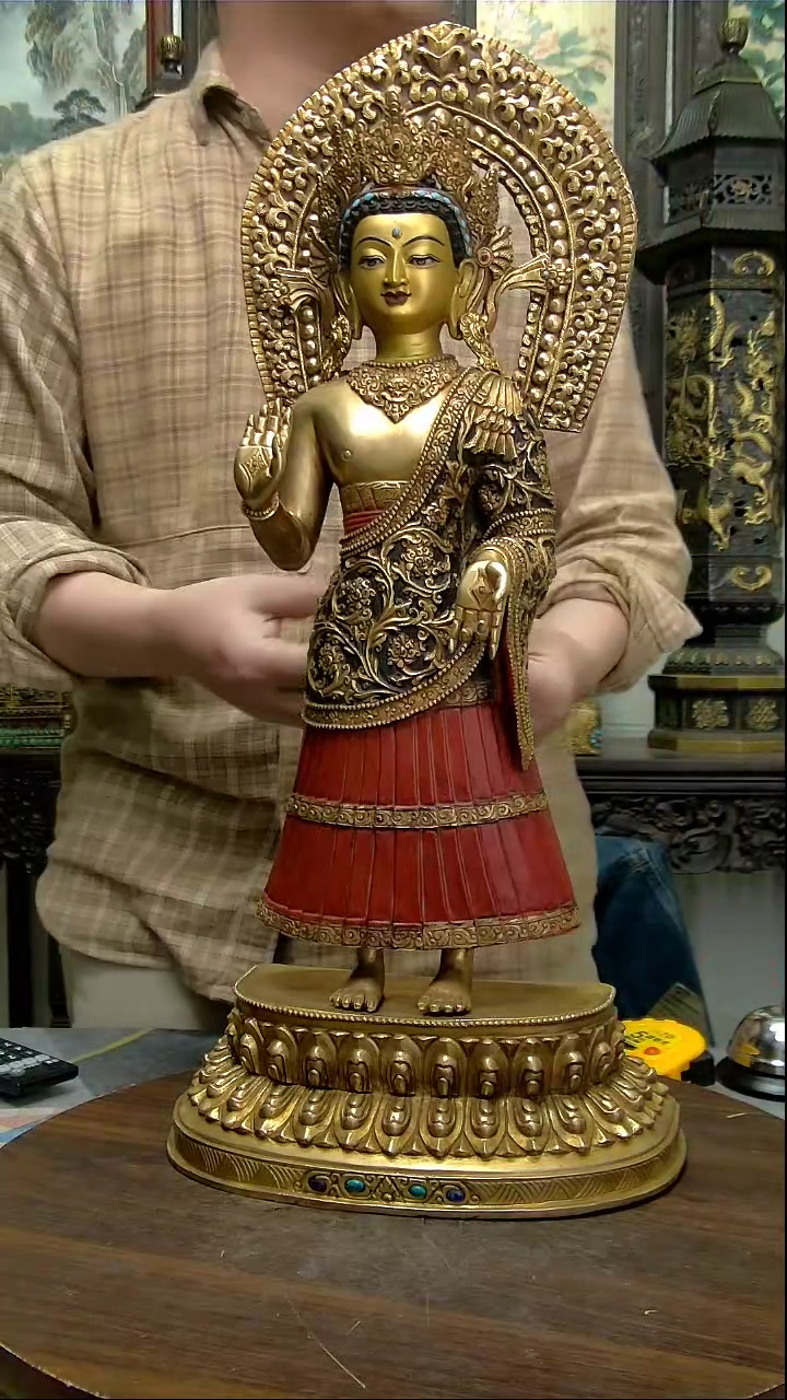 【闪购商品】觉沃佛铜像造像收藏造像