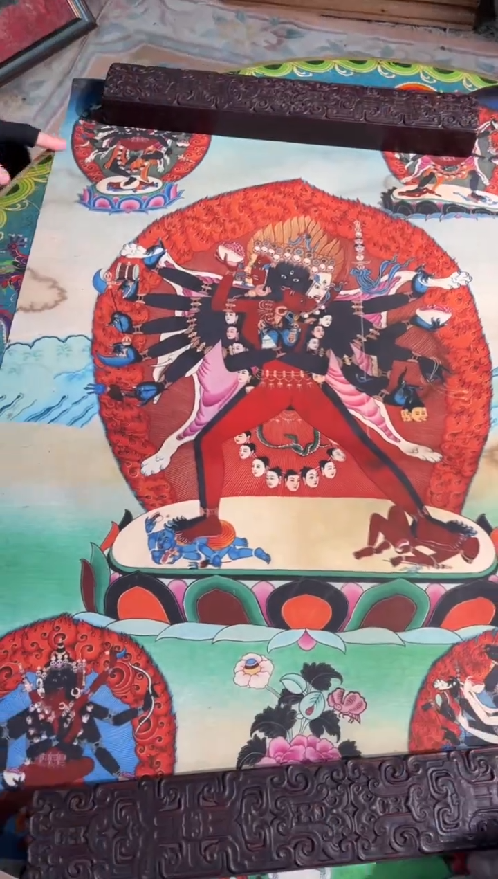 卷轴画路路的唐卡tk160