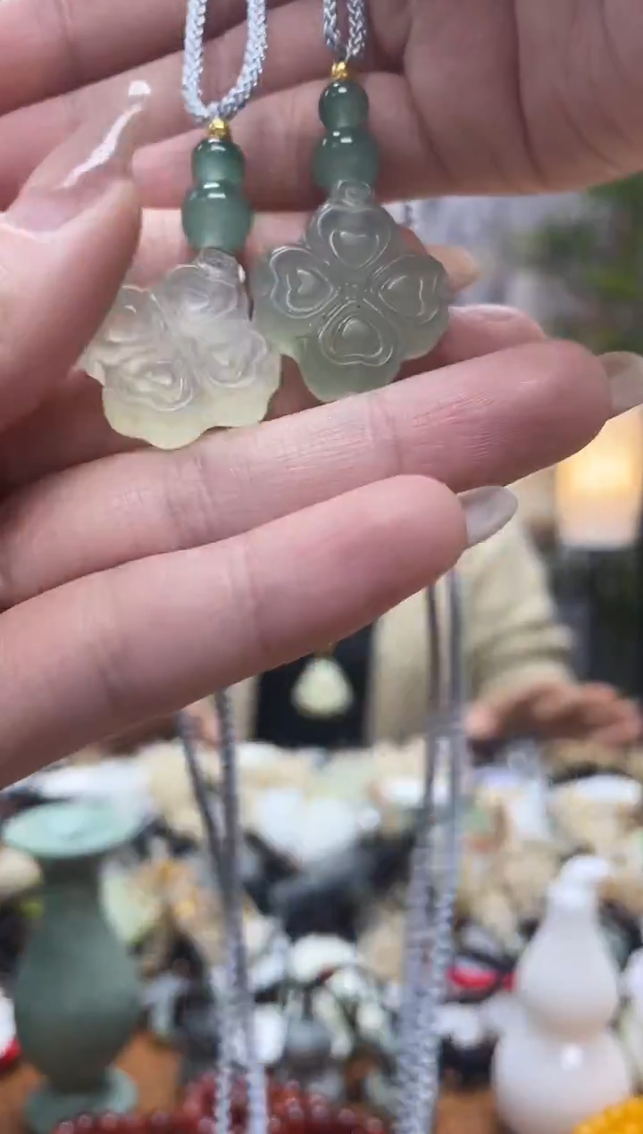 未镶嵌岫玉吊坠多样性发货拍一发一