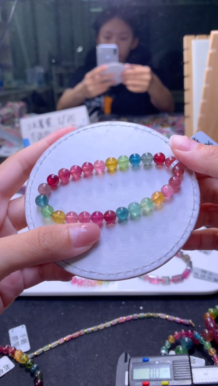 未镶嵌手串碧玺A90【天然碧玺】