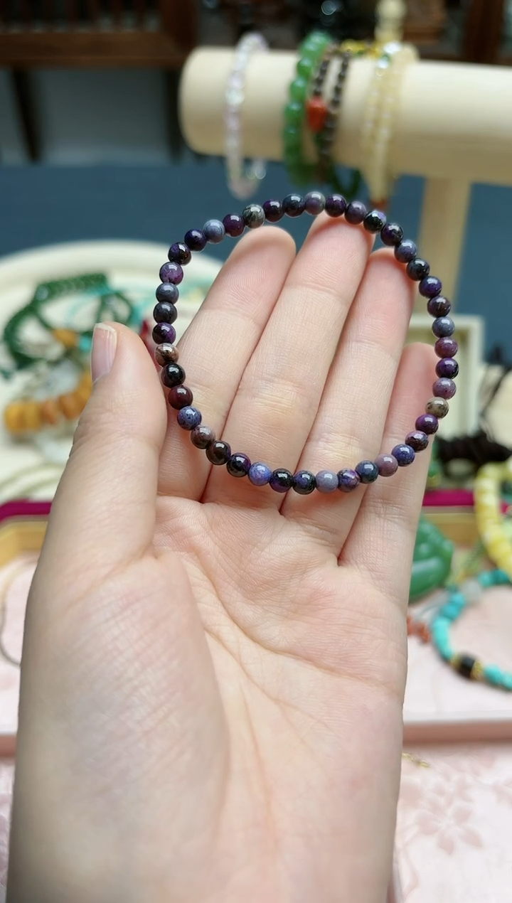 【闪购商品】苏纪石（舒俱来）手串未镶嵌舒俱来4+mm手串*1 ZD