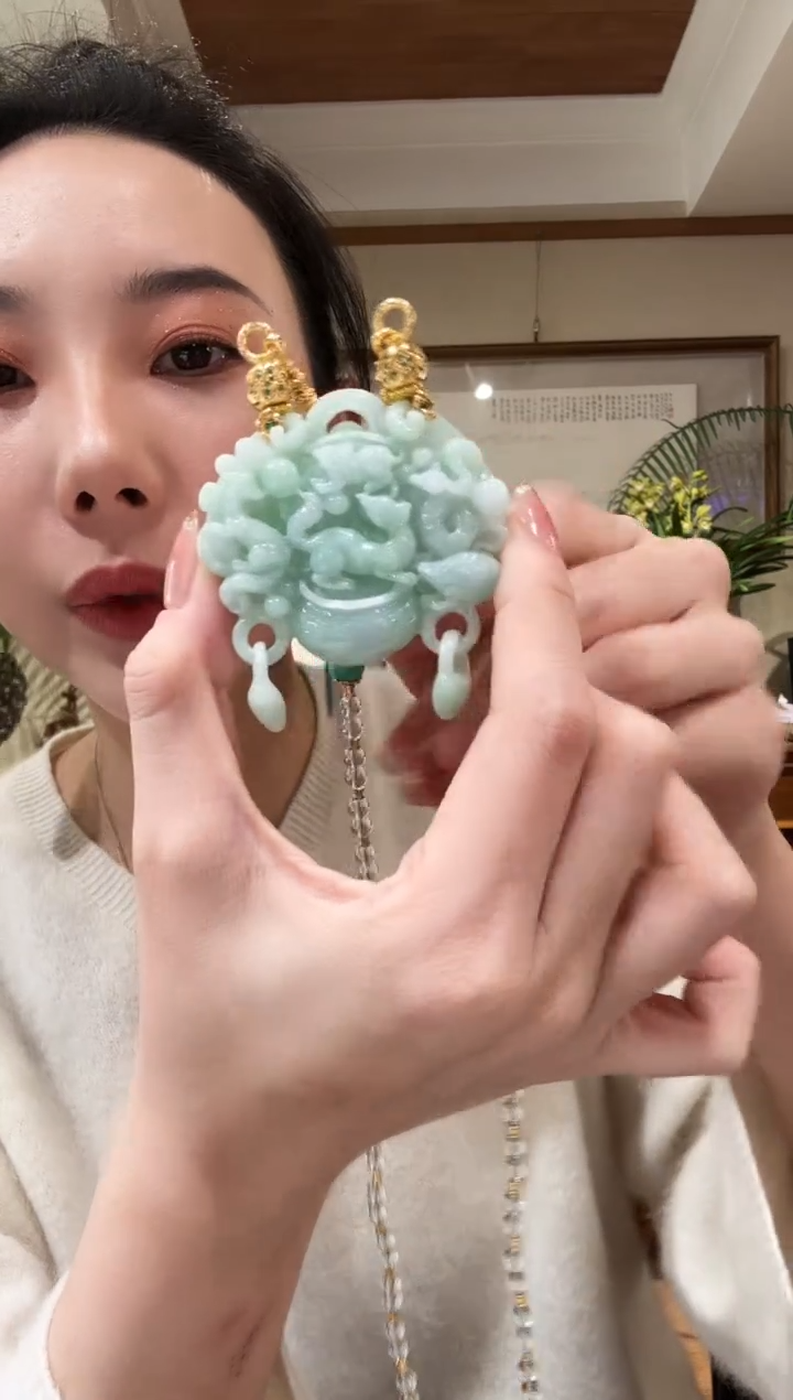 【闪购商品】翡翠颈饰未镶嵌国风