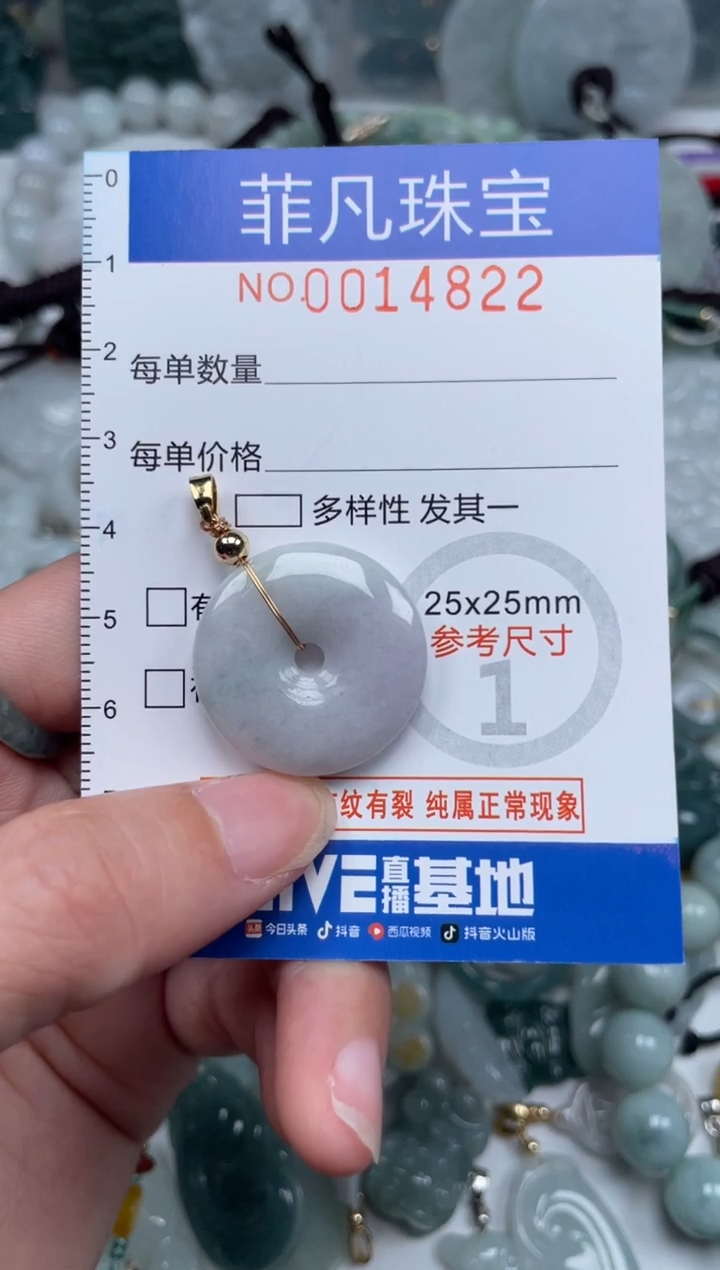 颈饰未镶嵌翡翠14822