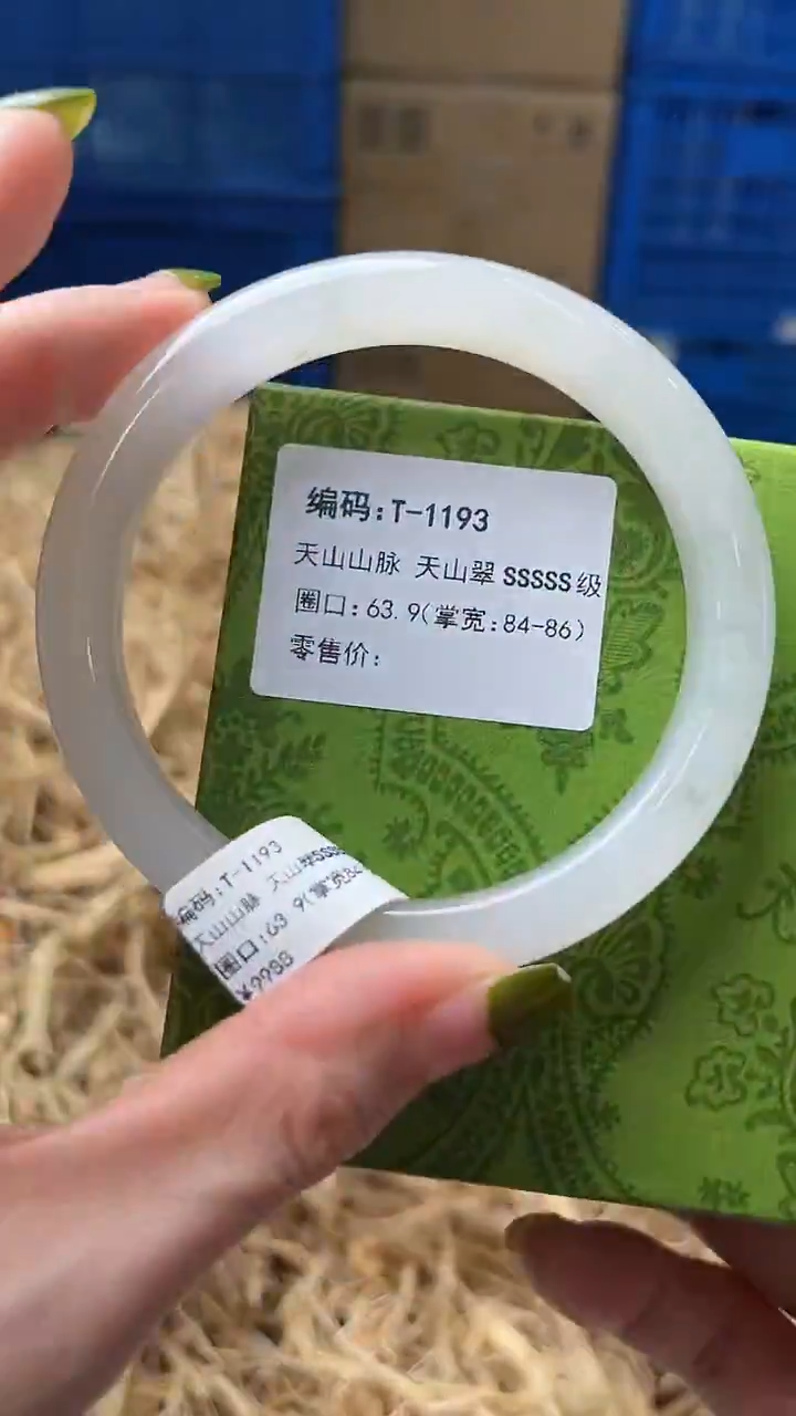 未镶嵌手镯石英质玉T1193