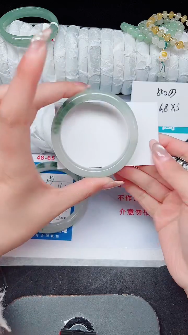 未镶嵌手镯石英质玉358-55/56