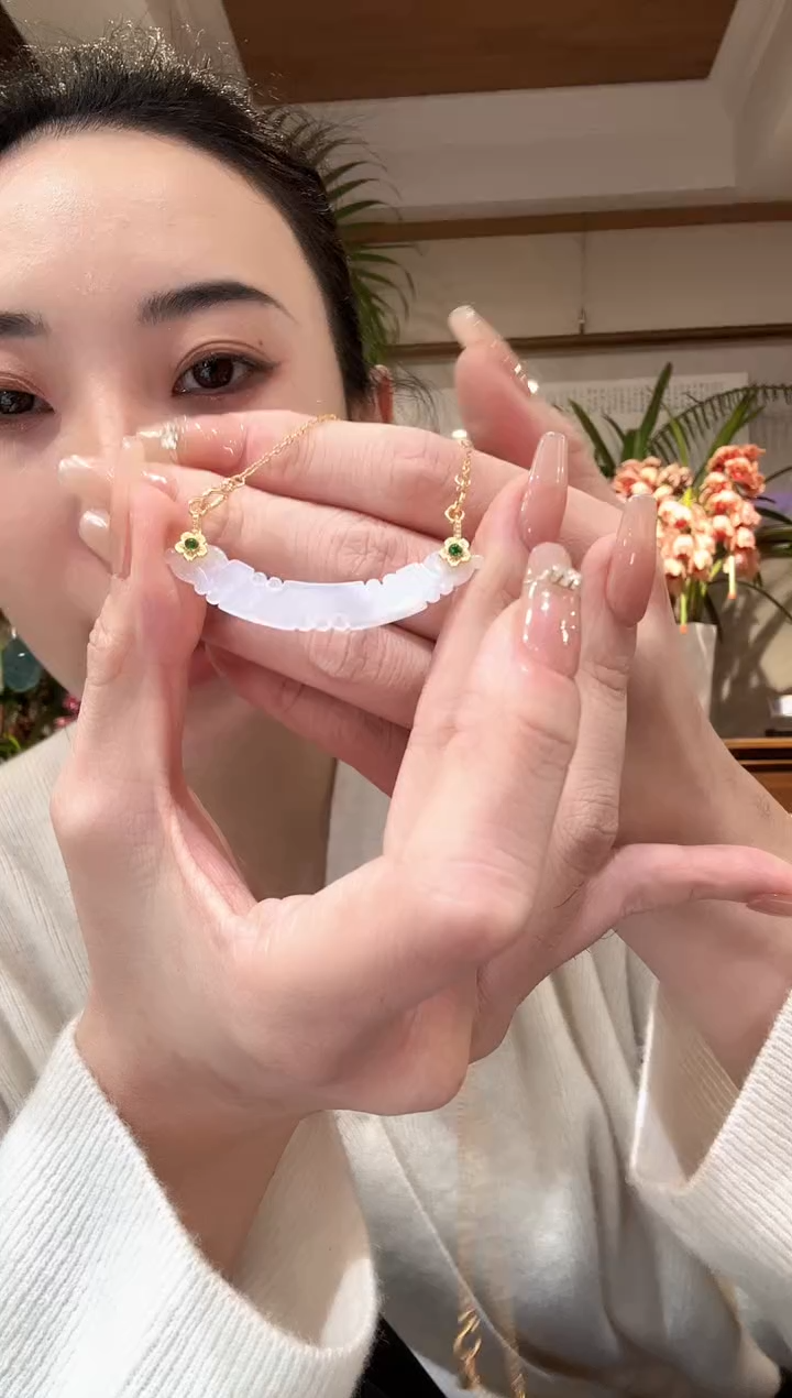 【闪购商品】翡翠颈饰未镶嵌国风