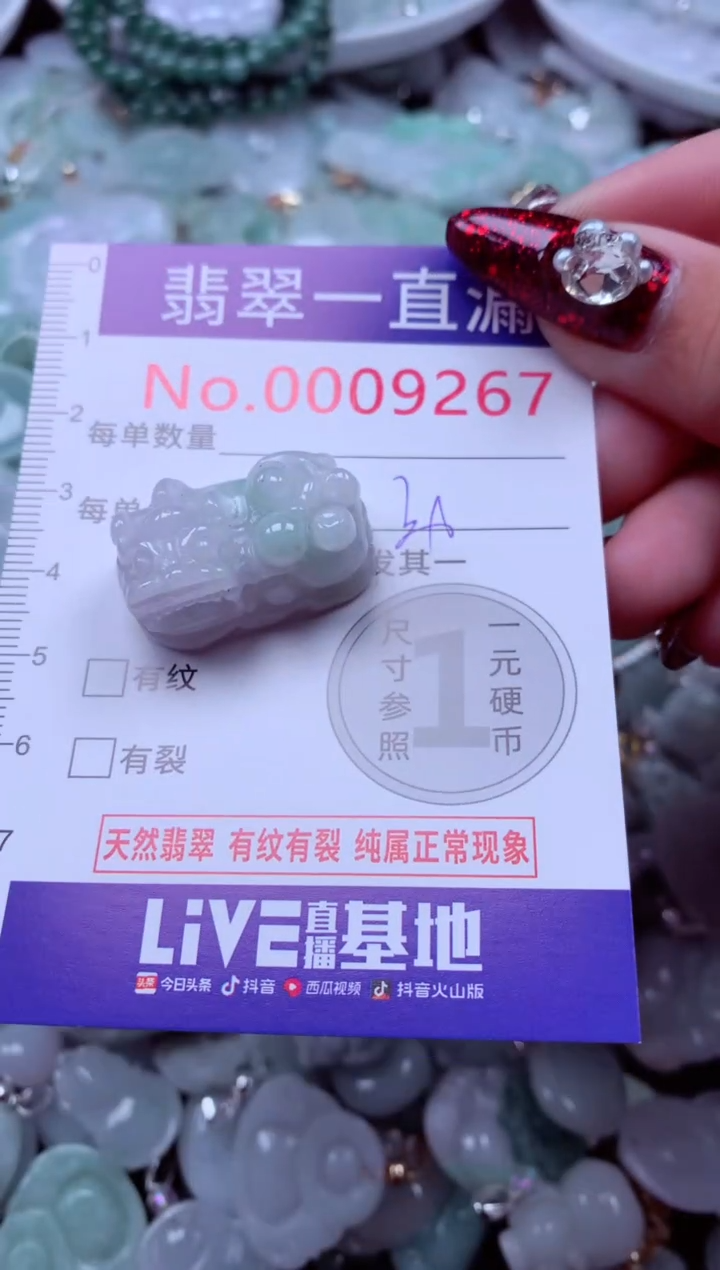 吊坠(不含链)未镶嵌翡翠9267