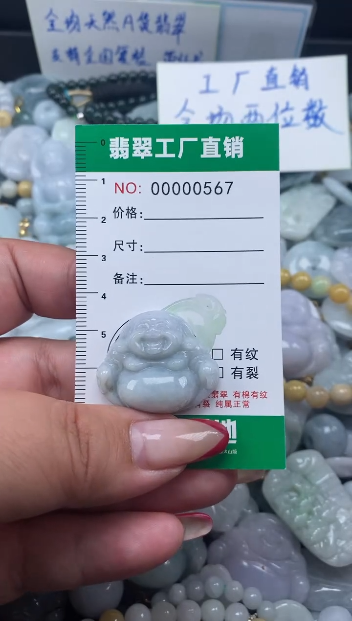 翡翠未镶嵌颈饰天然A货翡翠0567