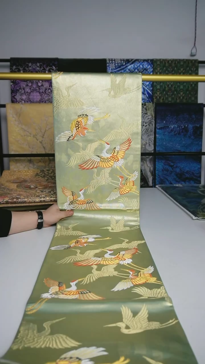 【闪购商品】织绣织锦106六通仙鹤